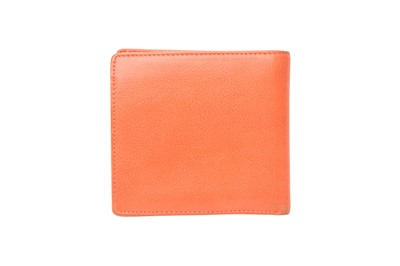 Lot 11 - Chanel Coral Camellia Bi-Fold Wallet