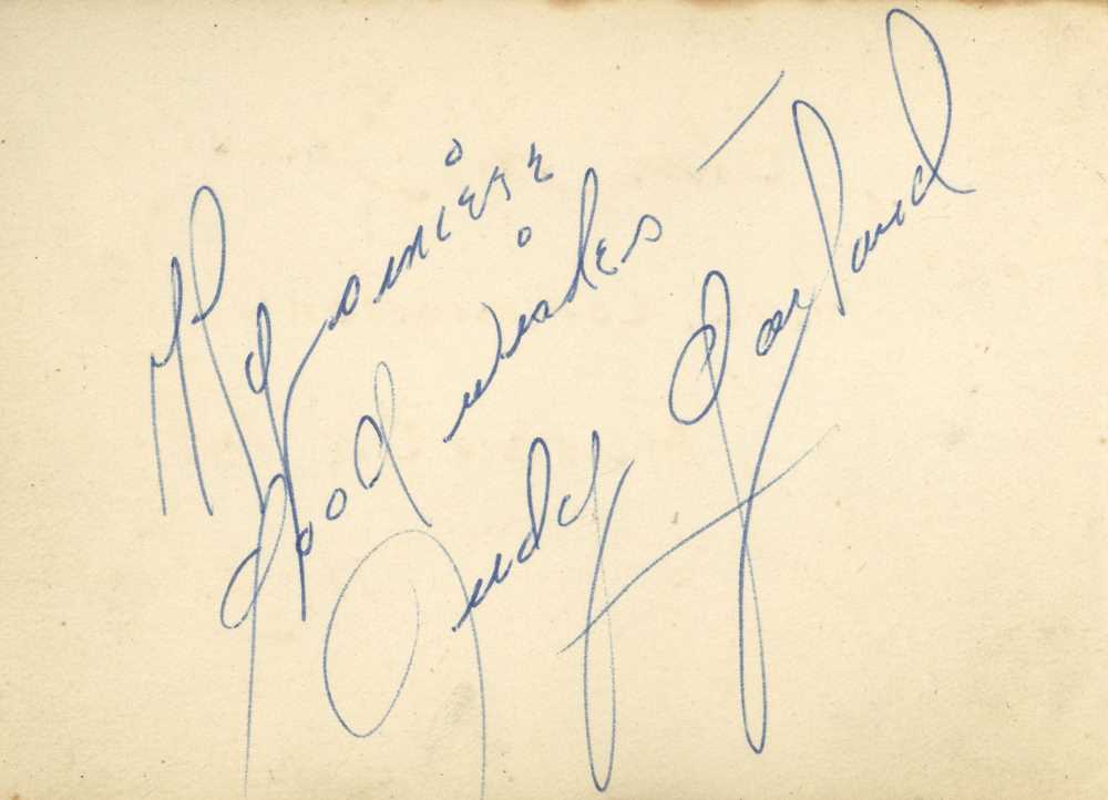 Lot 41 - Autograph Album.- Actors & Entertainers