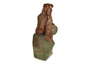 Lot 258 - A SIGNED FRENCH POLYCHROME-PATINATED BRONZE FIGURE OF THE ETHIOPIAN PRINCESS, AIDA