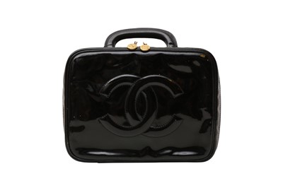 Lot 447 - Chanel Black CC Vanity Case