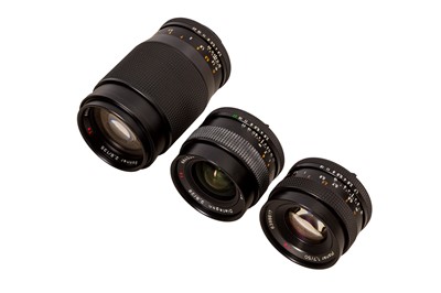 Lot 29 - A Group of Carl Zeiss Contax Mount Lenses