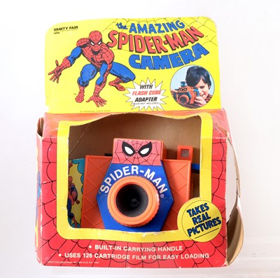 Lot 217 - A Rare 1980s Spiderman Camera, plus Yogi Bear, Santa etc.