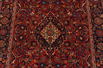 Lot 102 - A FINE KASHAN RUG, CENTRAL PERSIA