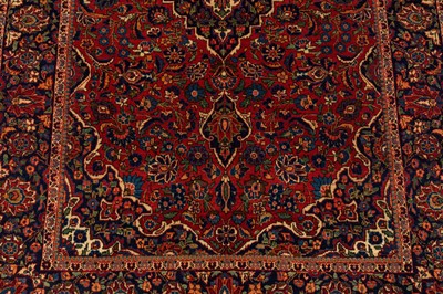 Lot 102 - A FINE KASHAN RUG, CENTRAL PERSIA