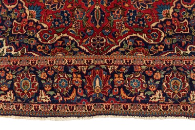 Lot 102 - A FINE KASHAN RUG, CENTRAL PERSIA