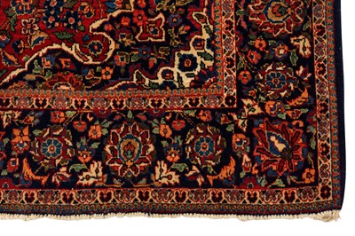 Lot 102 - A FINE KASHAN RUG, CENTRAL PERSIA