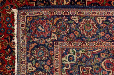 Lot 102 - A FINE KASHAN RUG, CENTRAL PERSIA