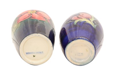 Lot 223 - A PAIR OF MOORCROFT VASES