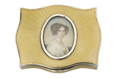 Lot 33 - An early 20th century Austrian 800 standard silver and guilloche enamel snuff box, Vienna circa 1910 by F.K