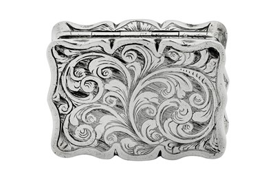 Lot 8 - A Victorian sterling silver vinaigrette, Birmingham 1852 by Taylor and Perry