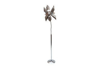 Lot 126 - UNKNOWN (EUROPEAN); A SCULPTURAL SPACE AGE FLOOR LAMP