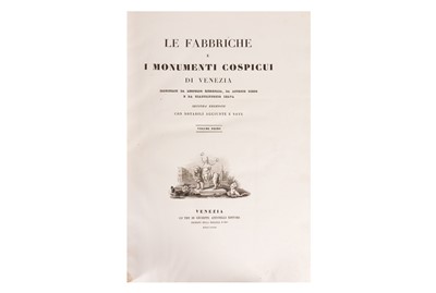 Lot 3 - Architecture.- Cicognara (Leopold) et al.