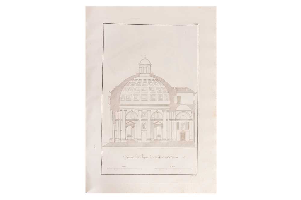 Lot 3 - Architecture.- Cicognara (Leopold) et al.
