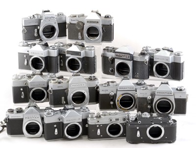 Lot 154 - Group of Fourteen 35mm SLR Camera Bodies.