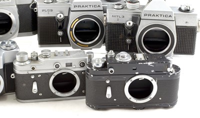 Lot 154 - Group of Fourteen 35mm SLR Camera Bodies.