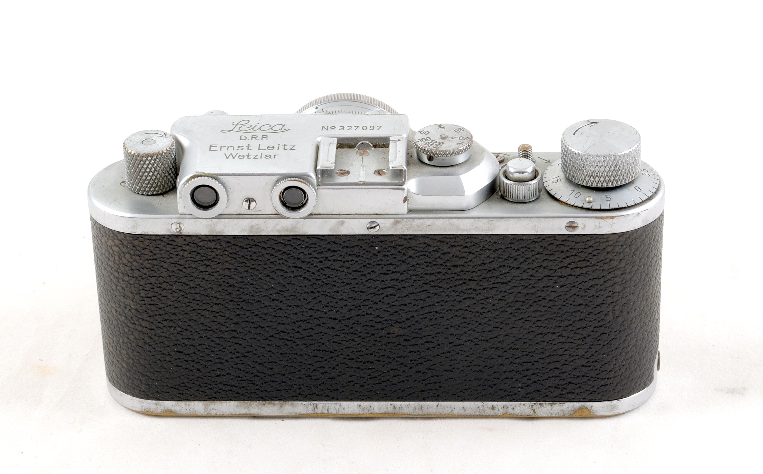 Lot 370 - Chrome Leica II Rangefinder Camera with