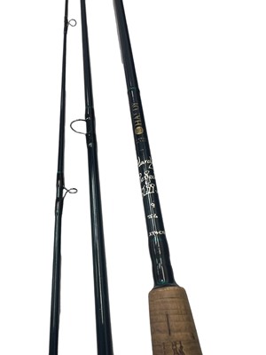 Lot 185 - TWO FISHING RODS AND THREE REELS
