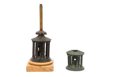 Lot 246 - TWO GRAND TOUR MODELS OF THE TEMPLE OF VESTA