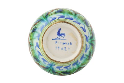 Lot 305 - AN IZNIK-STYLE CANTAGALLI POTTERY VASE