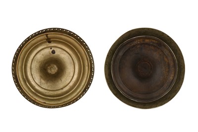 Lot 294 - TWO EGYPTIAN ENGRAVED FEZ HAT STANDS