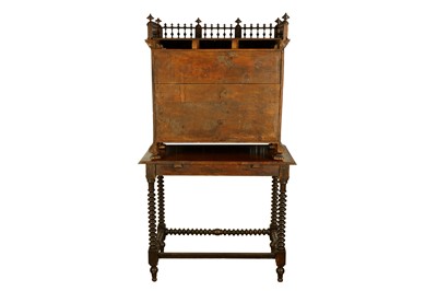 Lot 250 - λ A BONE, IVORY AND COLOURED WOOD-INLAID HISPANO-MORESQUE NASRID-REVIVAL CABINET ON STAND