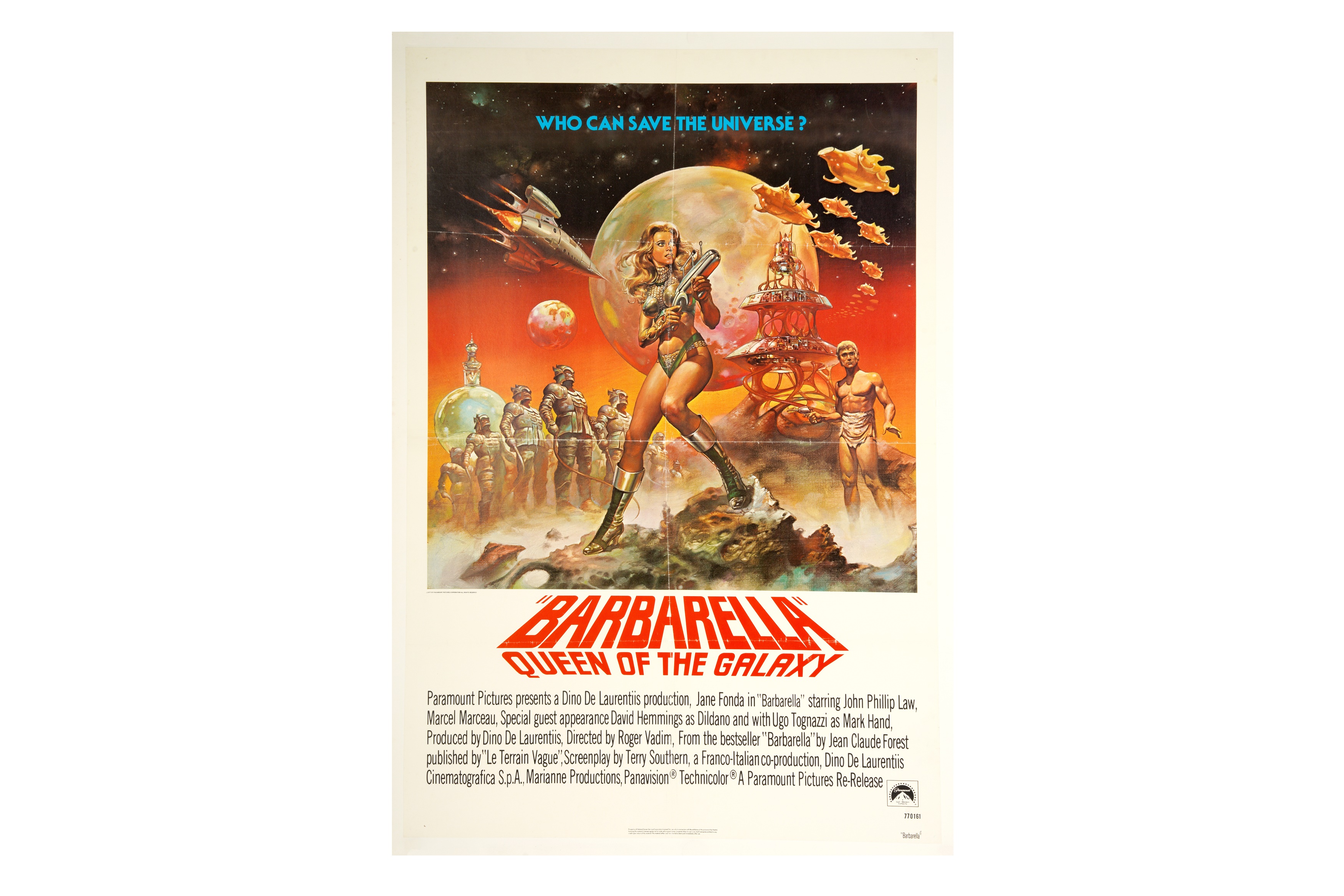 Pyramid Barbarella Lot 178 - Movie Poster.- Barbarella (re-release 1977)