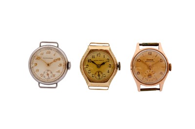 Lot 171 - A GROUP OF THREE WATCHES