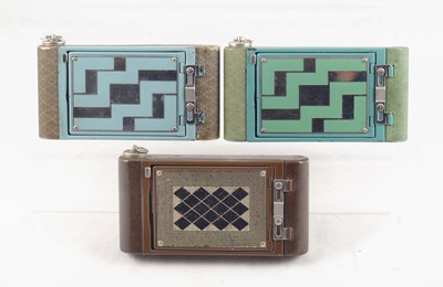 Lot 5 - Kodak "Lightning Bolt" & "Diamond" Petite Cameras.