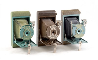 Lot 5 - Kodak "Lightning Bolt" & "Diamond" Petite Cameras.