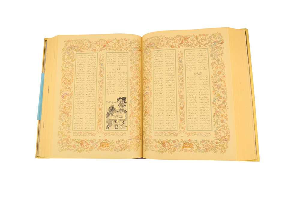 Lot 411 - A COMMEMORATIVE LIMITED EDITION OF THE IMPERIAL SHAHNAMEH OF FERDOWSI