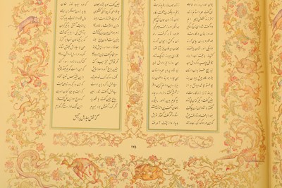 Lot 411 - A COMMEMORATIVE LIMITED EDITION OF THE IMPERIAL SHAHNAMEH OF FERDOWSI