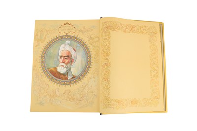 Lot 411 - A COMMEMORATIVE LIMITED EDITION OF THE IMPERIAL SHAHNAMEH OF FERDOWSI