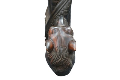 Lot 509 - AN IMPRESSIVE AND VERY LARGE ANGLO-INDIAN EBONY AND SPECIMEN WOOD-INLAID CENTRE TABLE