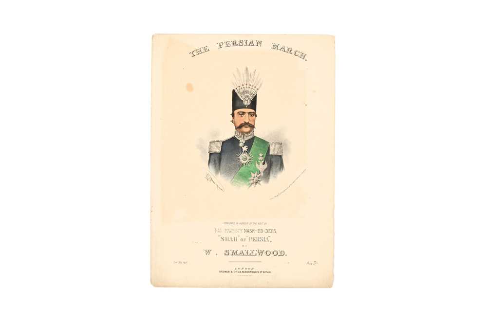 Lot 407 - A COPY OF ‘THE PERSIAN MARCH’ SHEET MUSIC FOLIO BY W. SMALLWOOD