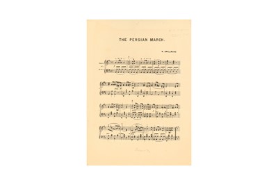 Lot 407 - A COPY OF ‘THE PERSIAN MARCH’ SHEET MUSIC FOLIO BY W. SMALLWOOD