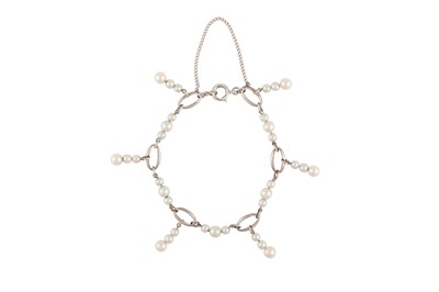 Lot 146 - A CULTURED PEARL BRACELET BY MIKIMOTO