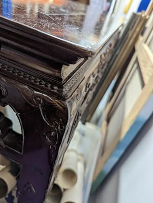 Lot 348 - A CHINESE HARDWOOD TABLE