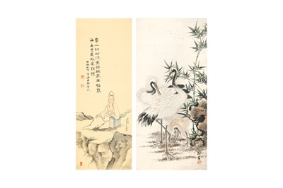 Lot 1034 - KANO TANREI (1857 – 1931), WATANABE KASEKI (1852 – 1939)