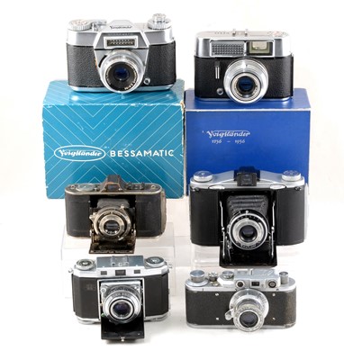 Lot 255 - Voigtlander Bessamatic & Vito, plus Other Collectors Cameras.