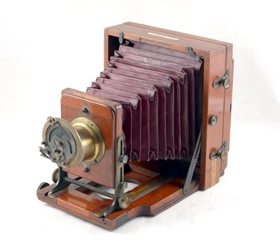 Lot 18 - Whole Plate Lancaster 1889 Patent Instantograph Field Camera.