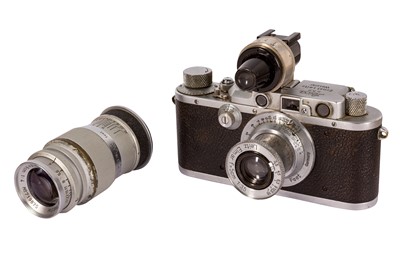Lot 388 - A Leica III Rangefinder Camera Outfit