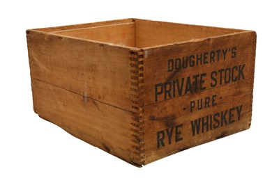 Lot 535 - AN AMERICAN PROHIBITION WHISKEY CRATE