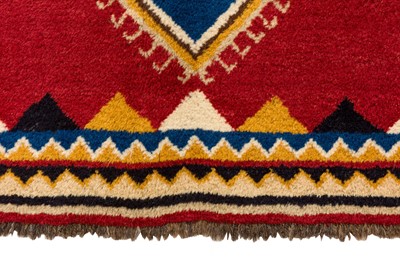 Lot 5 - A FINE GABBEH CARPET, SOUTH-WEST PERSIA