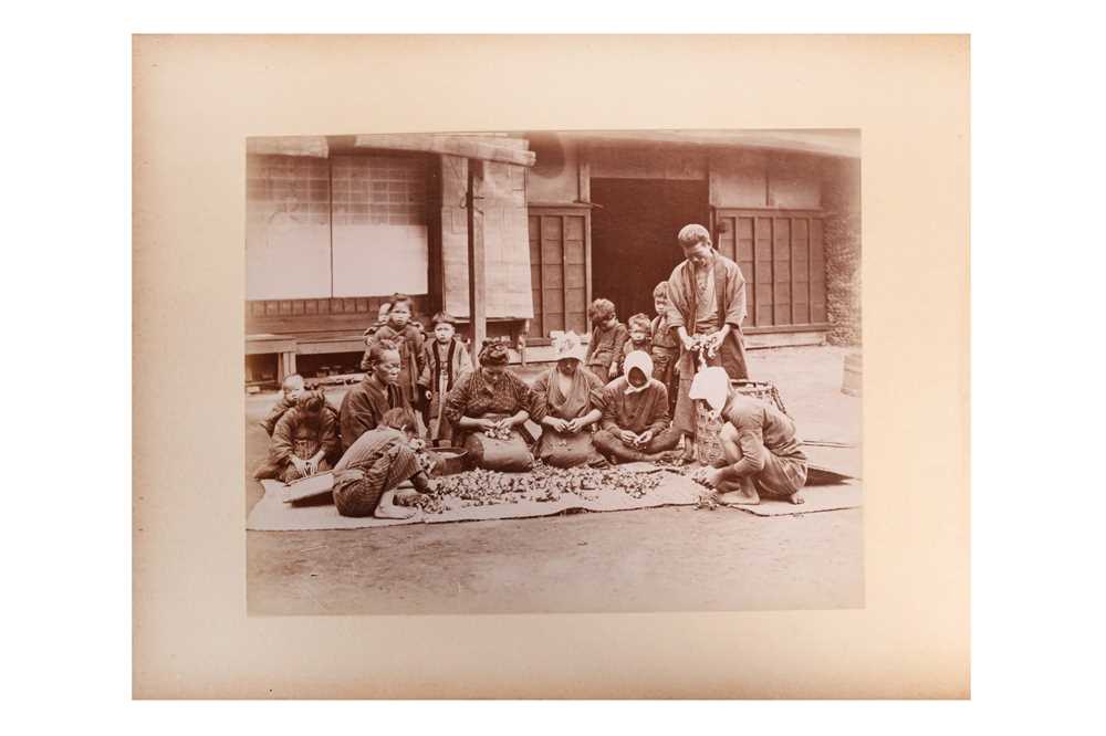 Lot 112 - Hand-Coloured Japanese Photograph Album