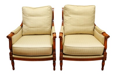 Lot 368 - A PAIR OF WESLEY-BARRELL MORETON ARMCHAIRS
