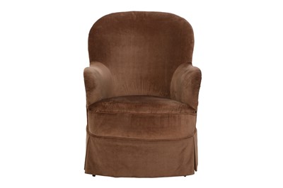 Lot 545 - A TUB ARMCHAIR