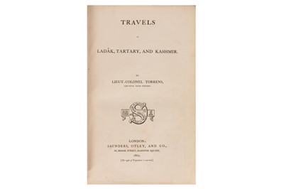 Lot 70 - Torrens (Lt.-Col. Henry d'Oyley) Travels in Ladak, Tartary, and Kashmir