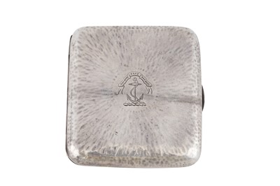 Lot 130 - A Victorian sterling silver cigarette case, Chester 1898 by Stokes and Ireland Ltd