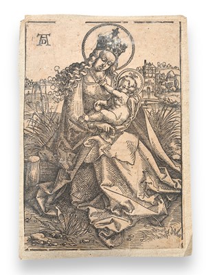 Lot 317 - Baldung Grien (Hans) Madonna and Child on a Grassy Bench