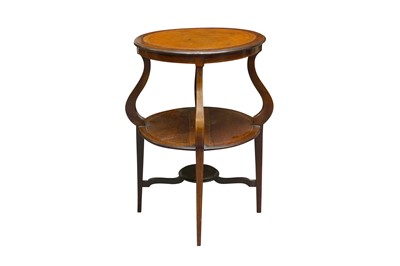 Lot 264 - A 19TH CENTURY ROSEWOOD TWO TIER SIDE TABLE